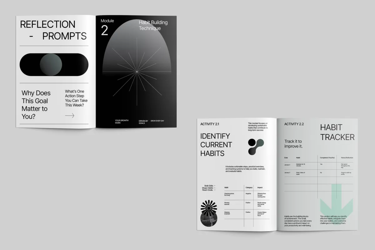 Canva Template - Creative Course Workbook