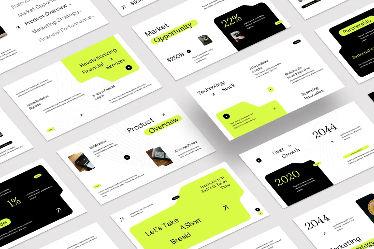 Financial Technology Powerpoint Template