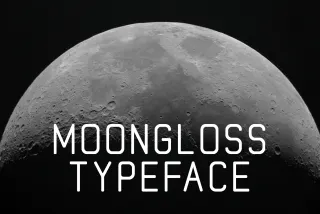 Moongloss Typeface