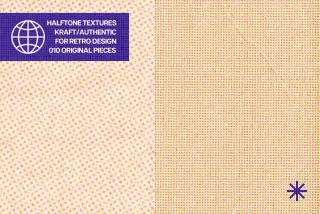 Retro Halftone Overlay Textures
