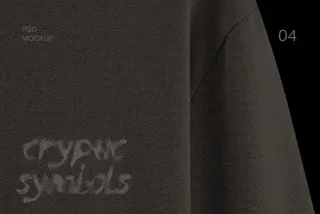 Sweatshirt Fabric Closeup Mockup
