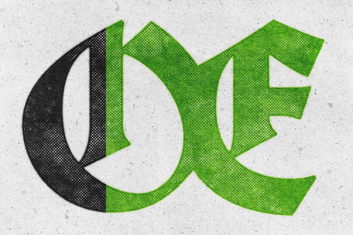 Old Ink Bleed Text Effect