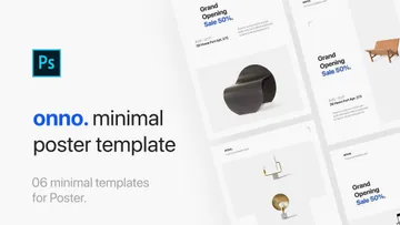 Minimalistic Poster Templates