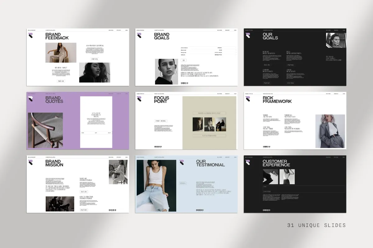 RICK | Brand Strategy Template