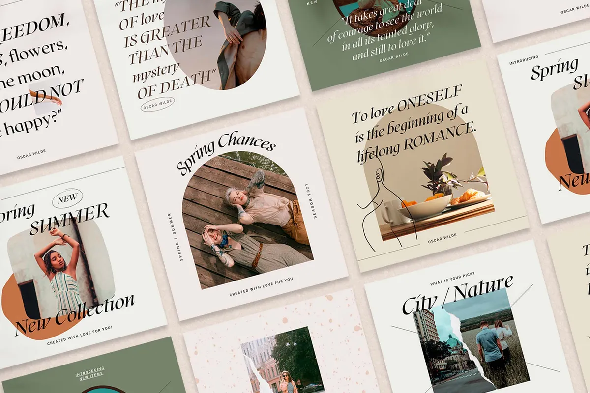 #InstaWriter — Canva Post Templates