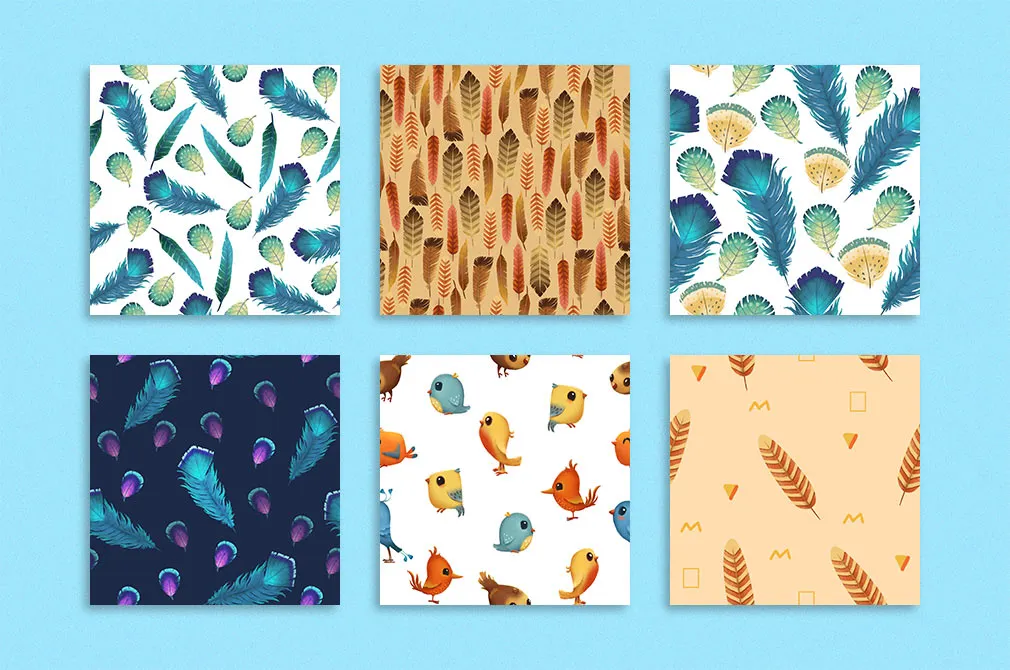 Birds & Feathers Graphic Pack