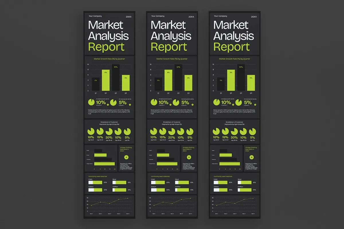 Market Analysis Report Infographic