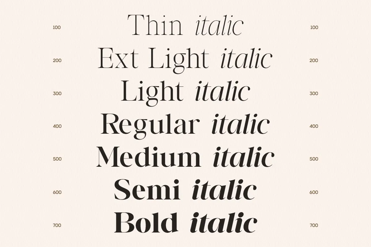 GC Backside Valley Elegant Modern Font