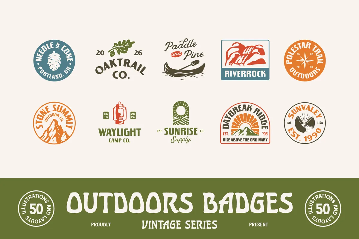 Animal and Outdoor Emblems Collection