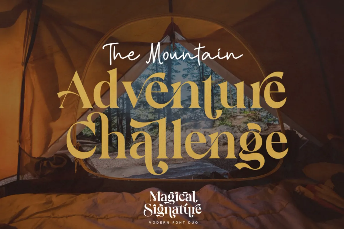 Magical Signature - Modern Luxury Font Duo