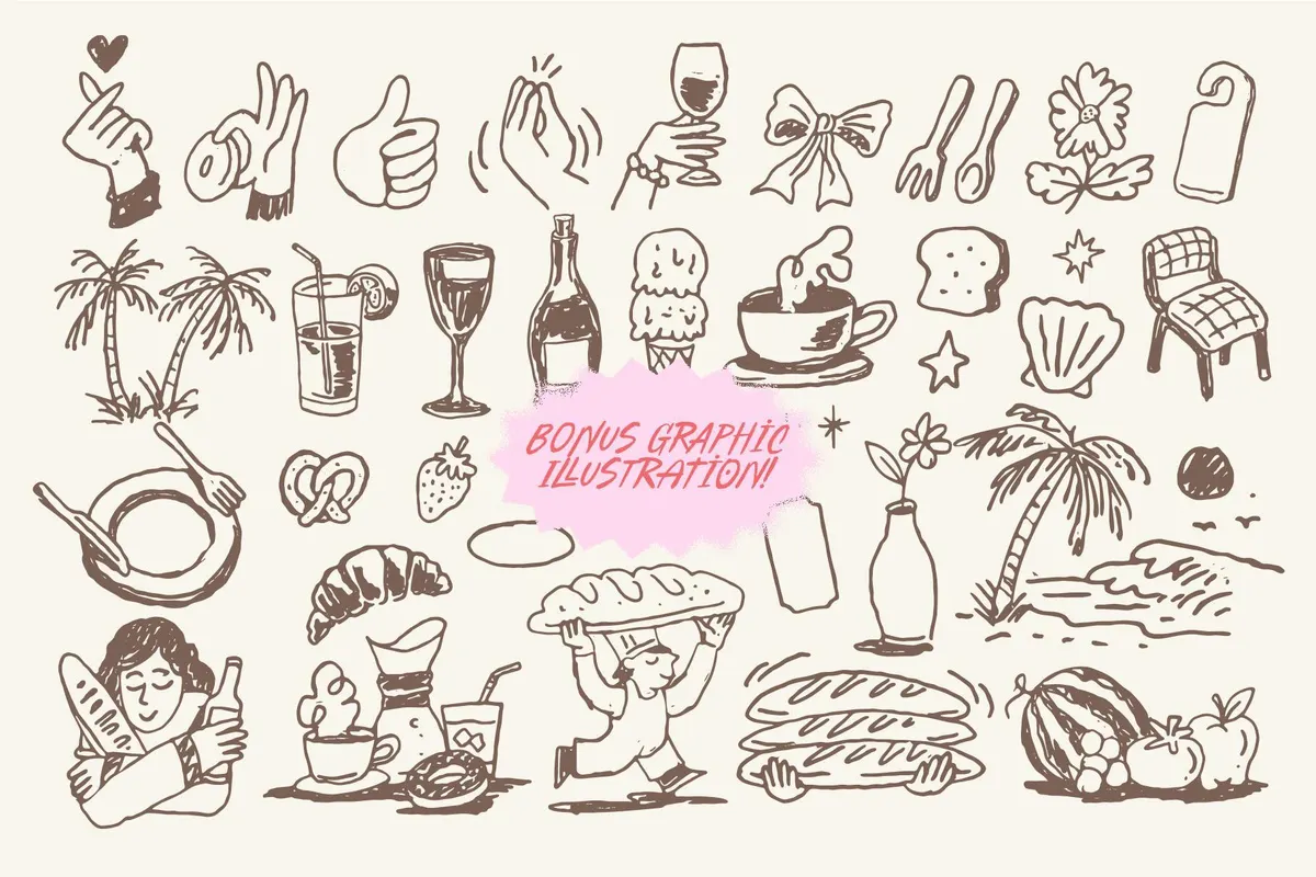 TNSC Doodles Carnival - Handwritten Font