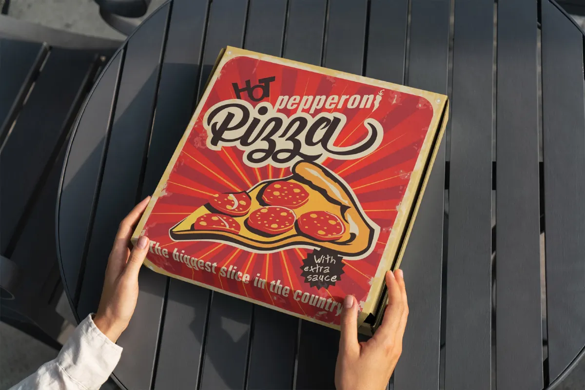 Pizza Box Mockups Set