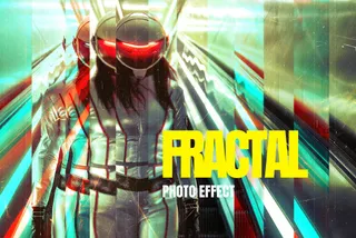 Fractal Glass Photo Effect