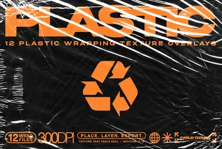 Plastic Wrap Texture Overlays