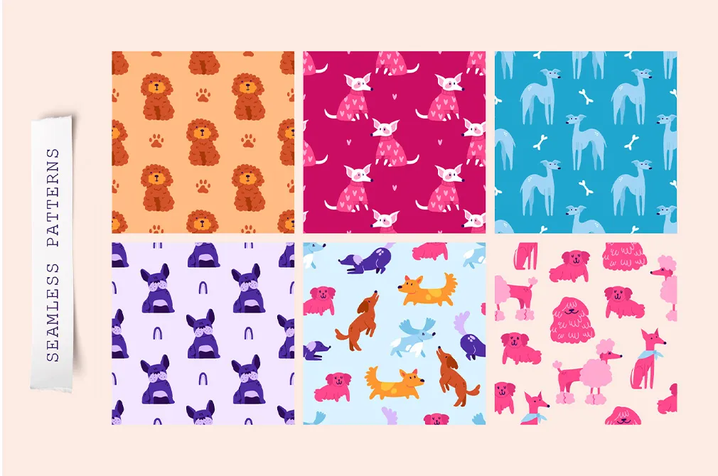 DOGGOS | Clipart + Patterns
