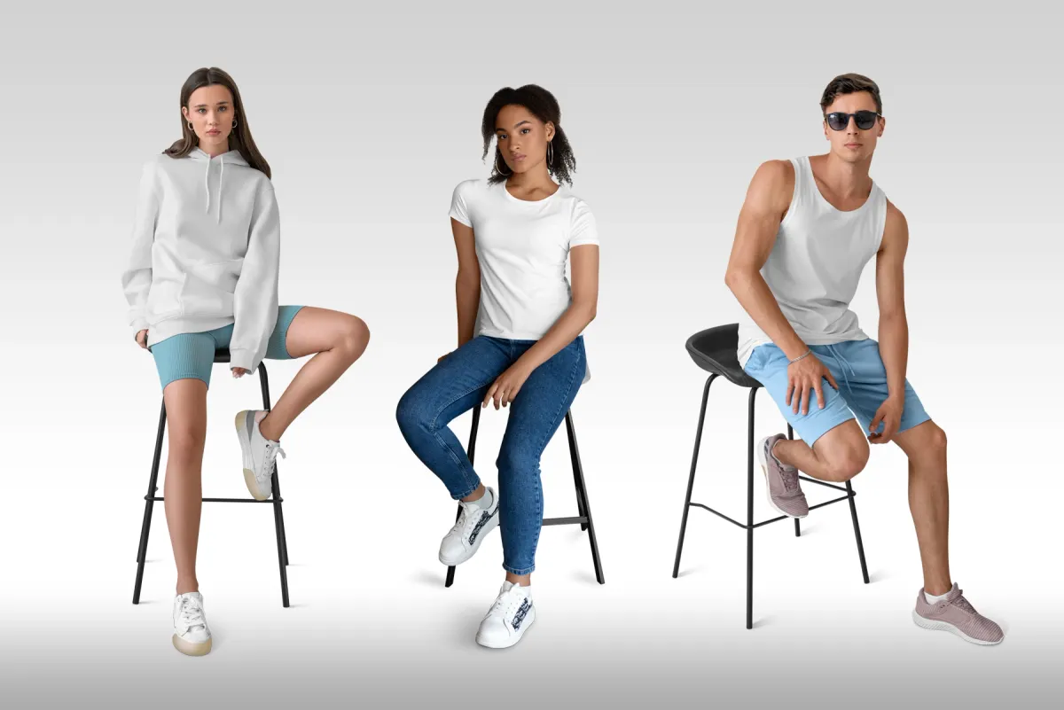 Isolated Apparel Mockups Bundle vol.4