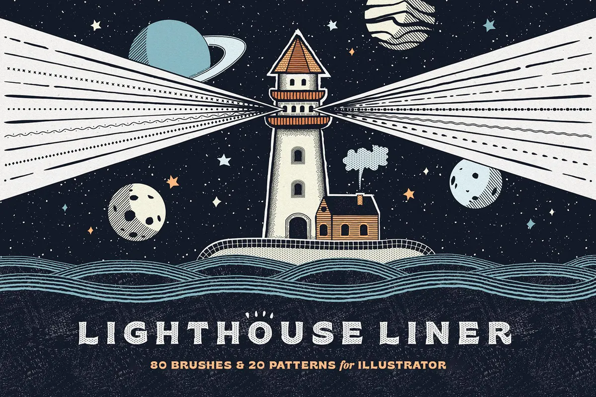 9 in 1 Illustrator Brushes Bundle