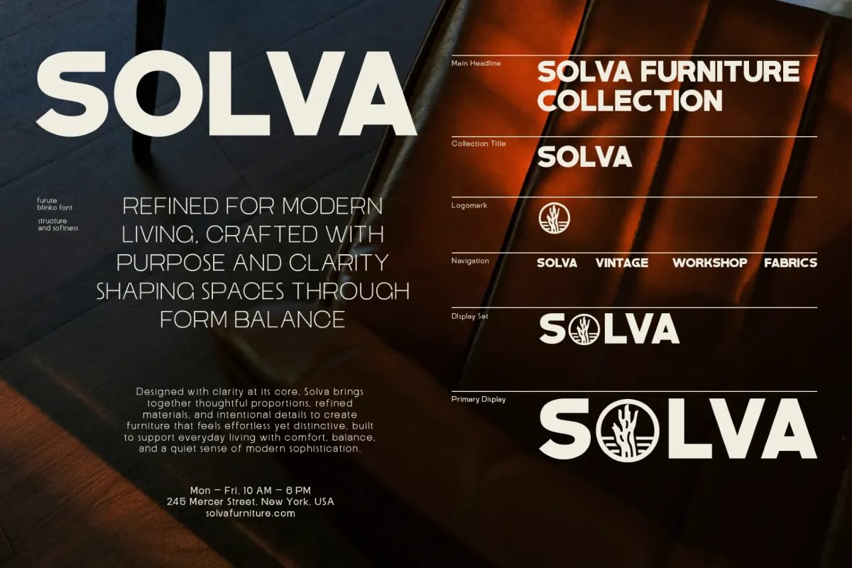 Blinko – Bold Modern Sans Serif Font