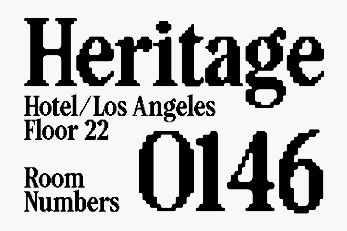 Pixelta – Bold Serif Pixel Font