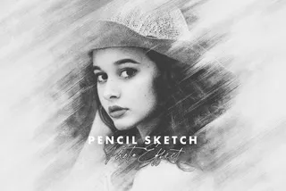 Smudged Pencil Sketch Photo Effect