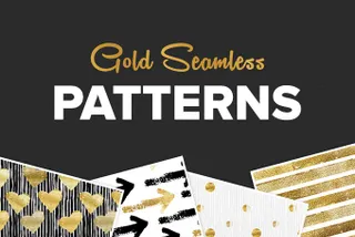 Seamless Gold Pattern Set
