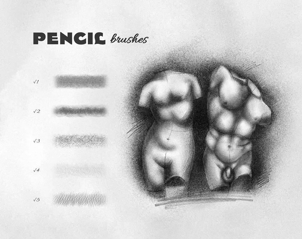 Graphite Pencil Procreate Brushes