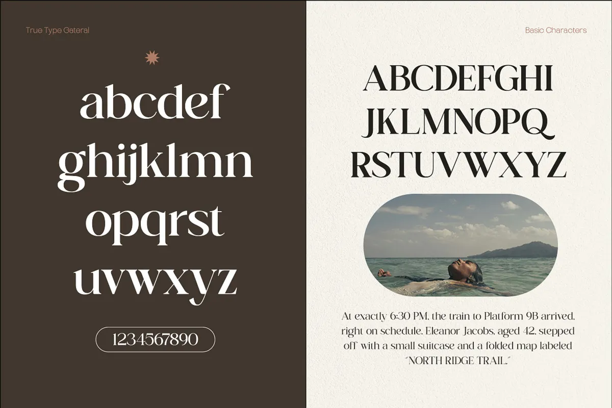 TRT Gateral – Elegant Serif Font