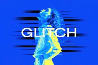 Glitch Duotone Photo Effect