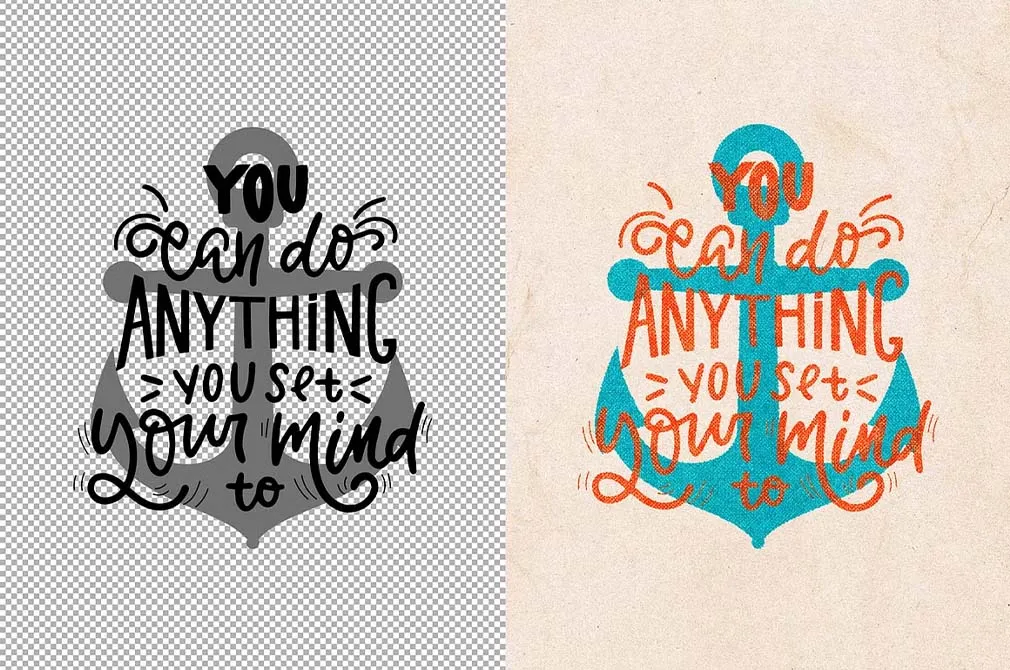 Retro Overprint Photo Effect