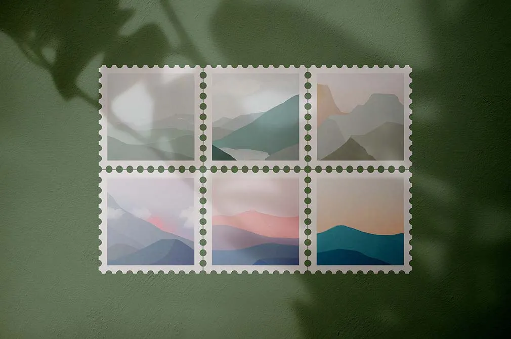 Botanical Shadow Photo Overlays