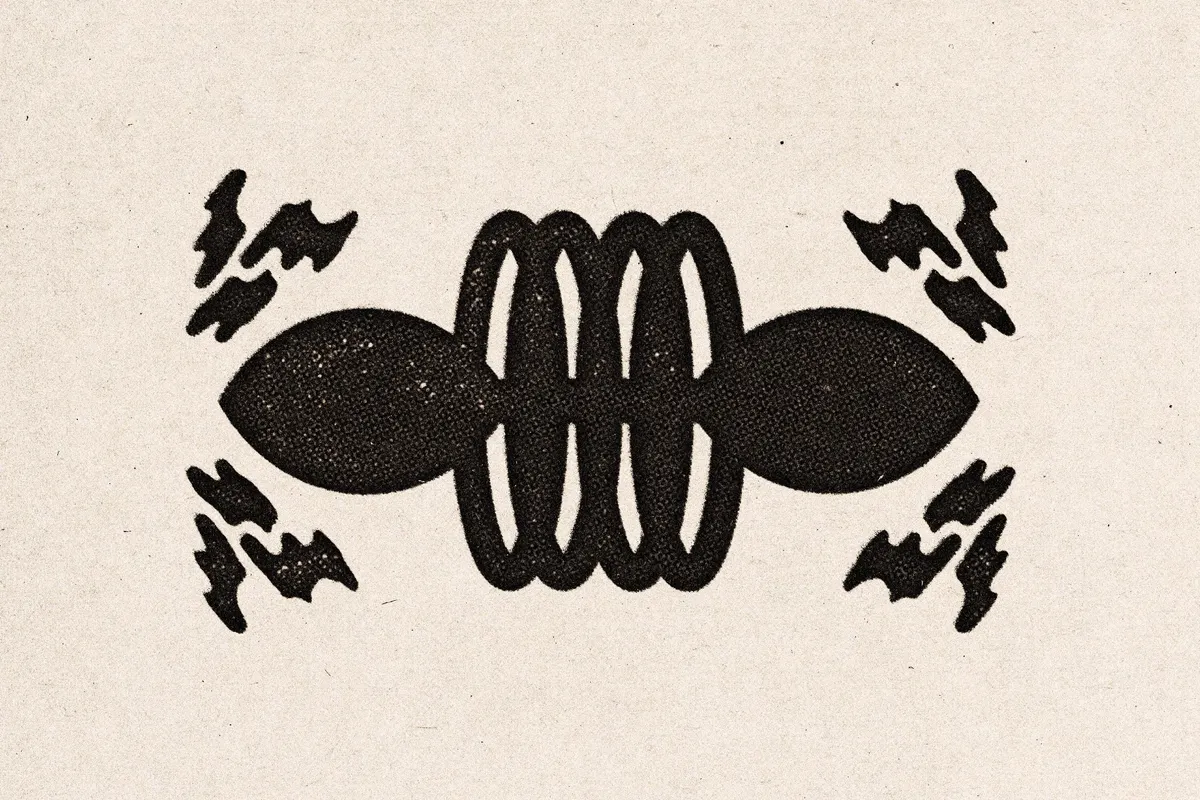 Vintage Stamp Print Effect