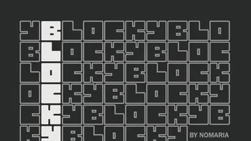 Blocky Font