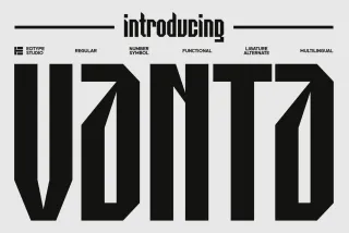 Vanta - Display Blackletter Font