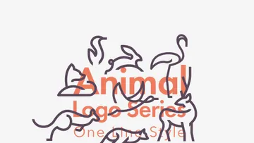 Line Animals Logo Bundle