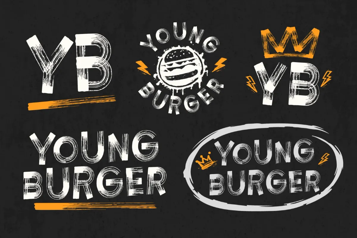 Brushque - Bold Dry Brush Street Font