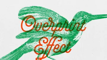 Vintage Overprint Template Effect