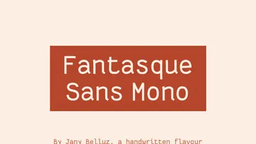 Fantasque Sans Mono Font Family