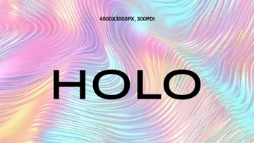 Ribbed Holographic Textures