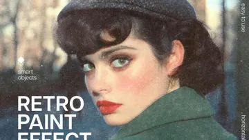 Retro Painting Photo Effect