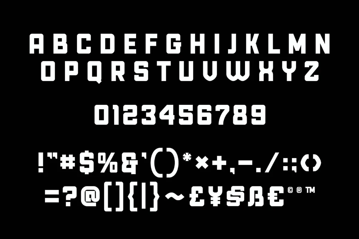 Union College a Sporty Display Font