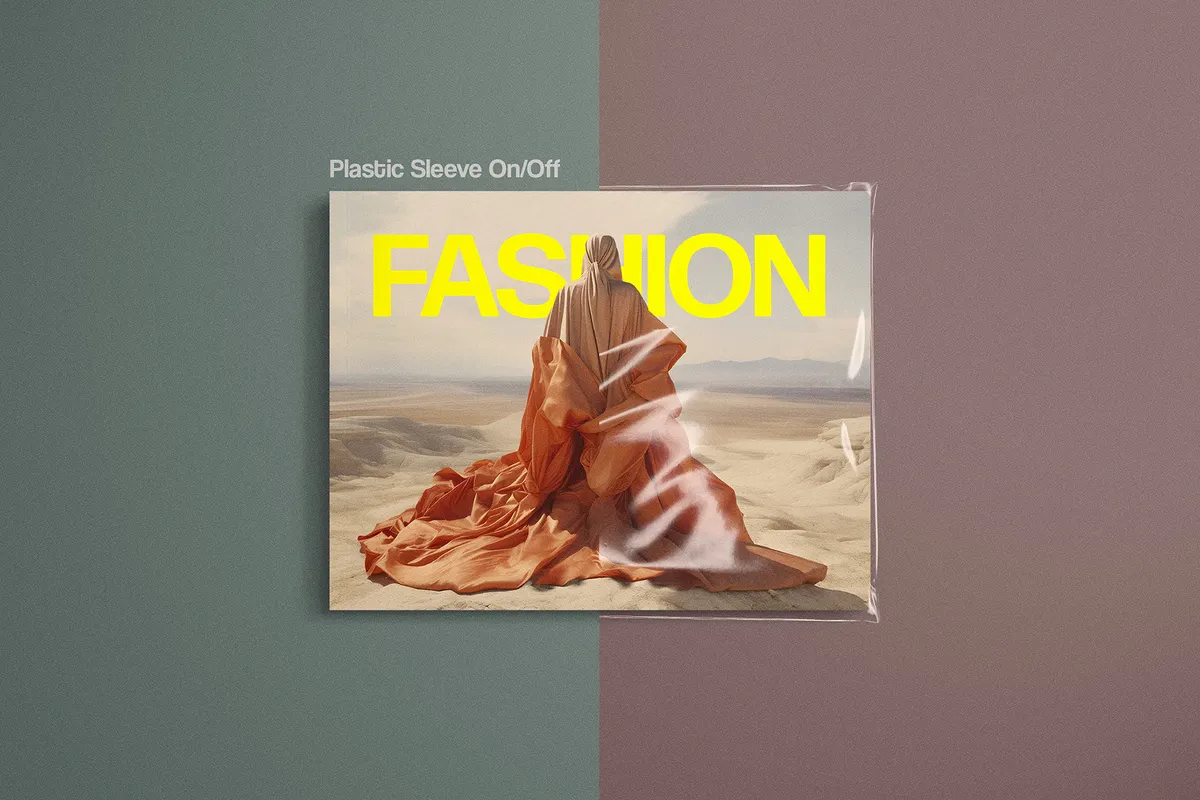 A4 & US Paper Landscape Magazine Mockups