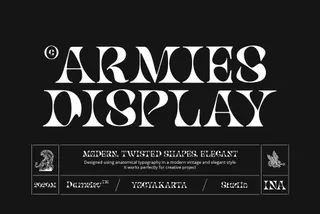 Armies Display Font