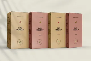 Craft Paper Box Mockup Vol.2