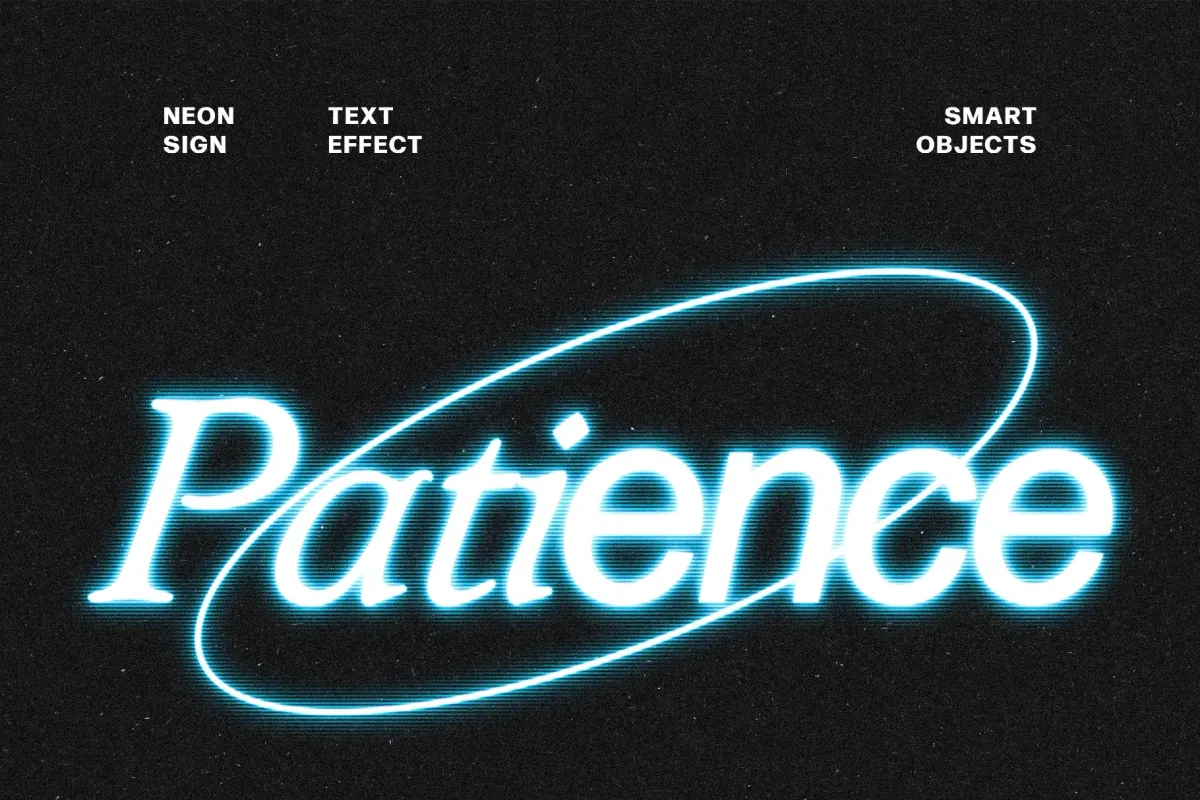 Neon Sign Text Effect