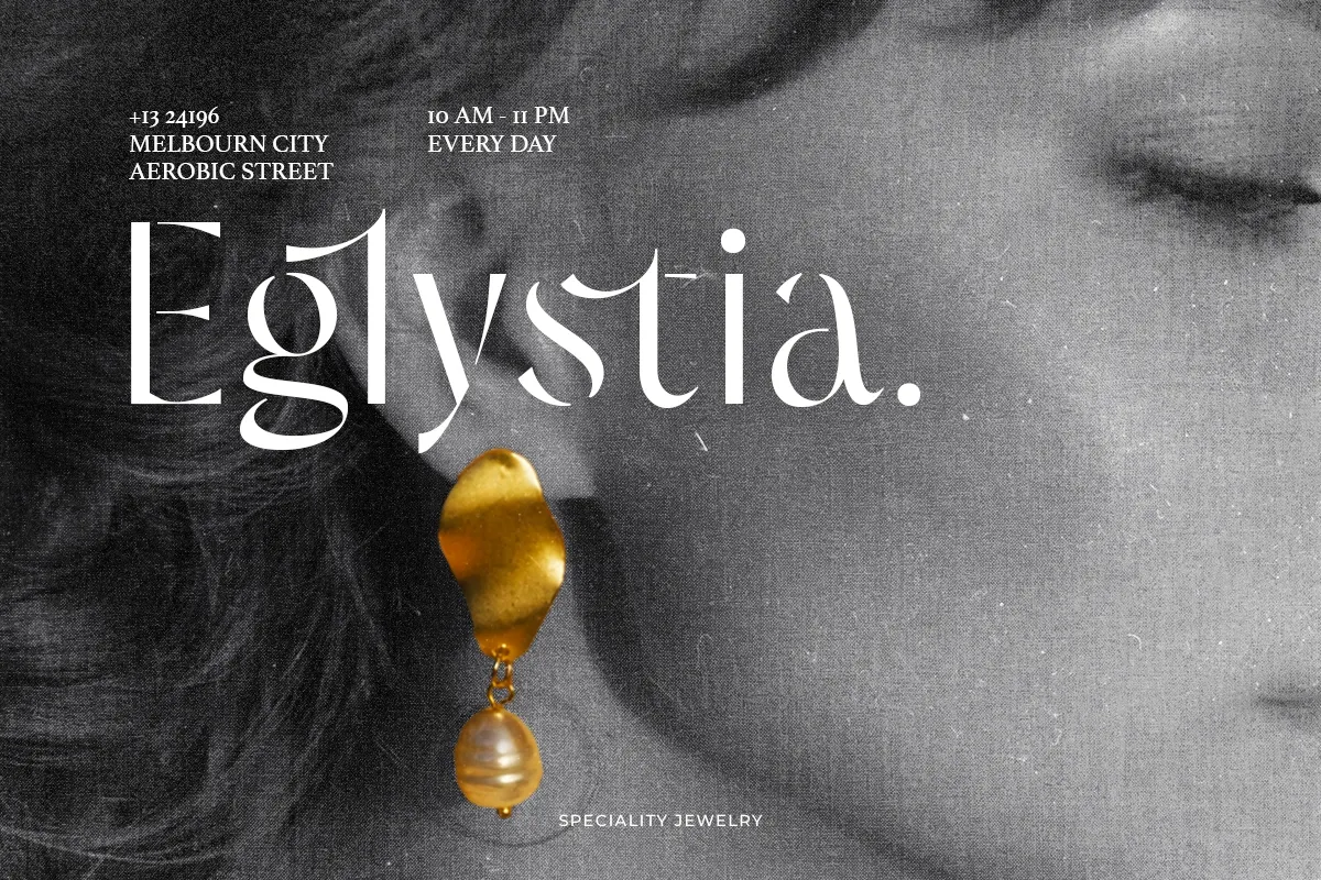 Glavoire - Elegant Stencil Sans Font