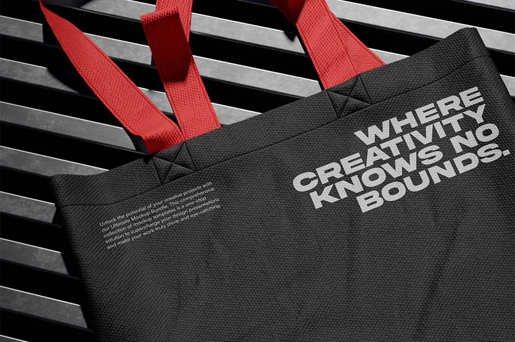 NOIR Tote Bag Mockup