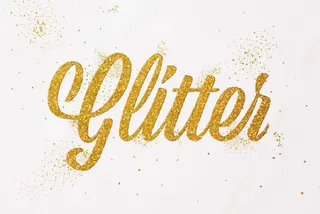 Gold Glitter Text Effect