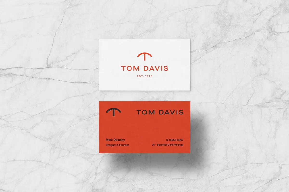 Corporate Identity Business Card Mockup