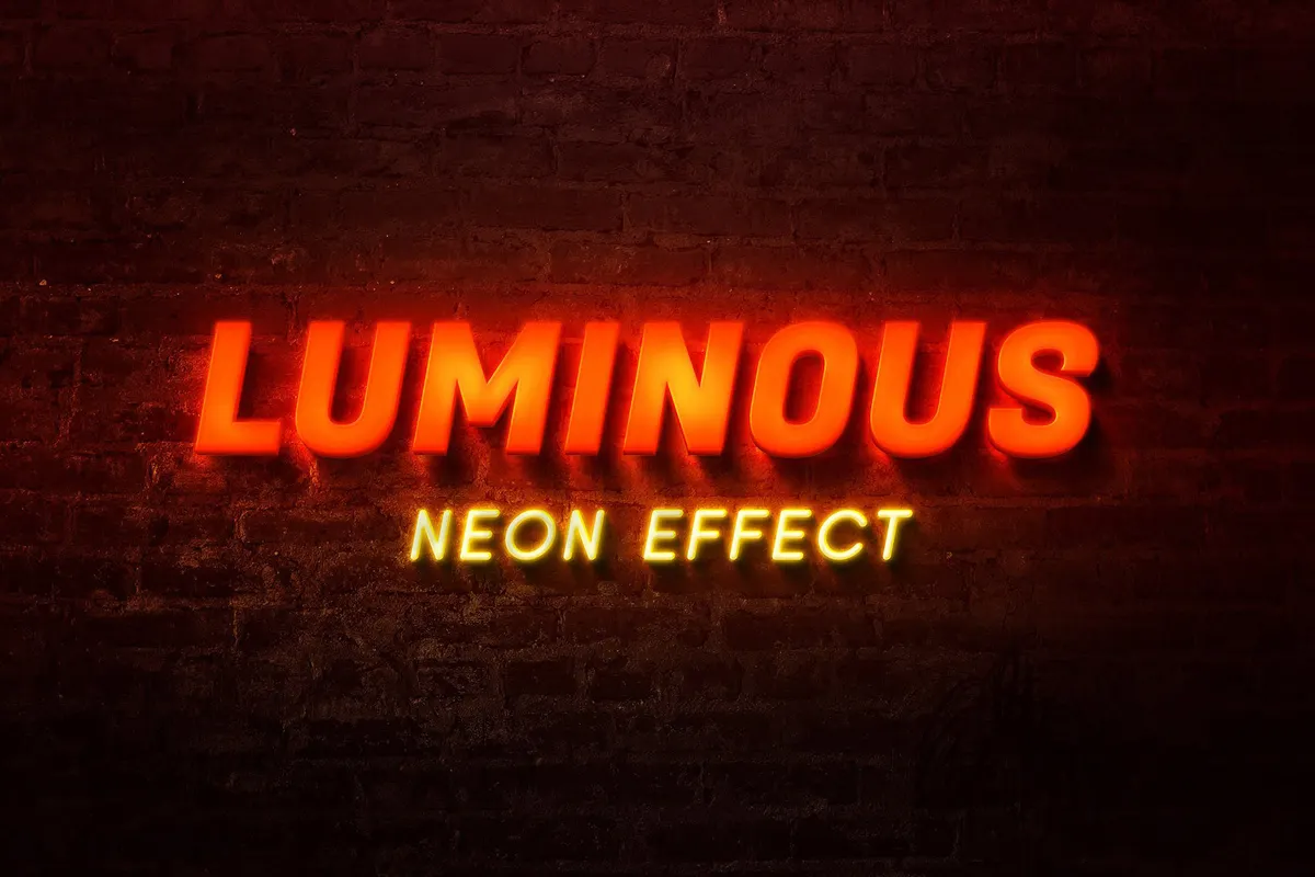 Luminous Neon Text Effect
