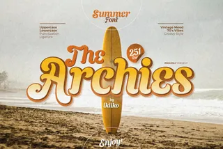 The Archies - Summer Font